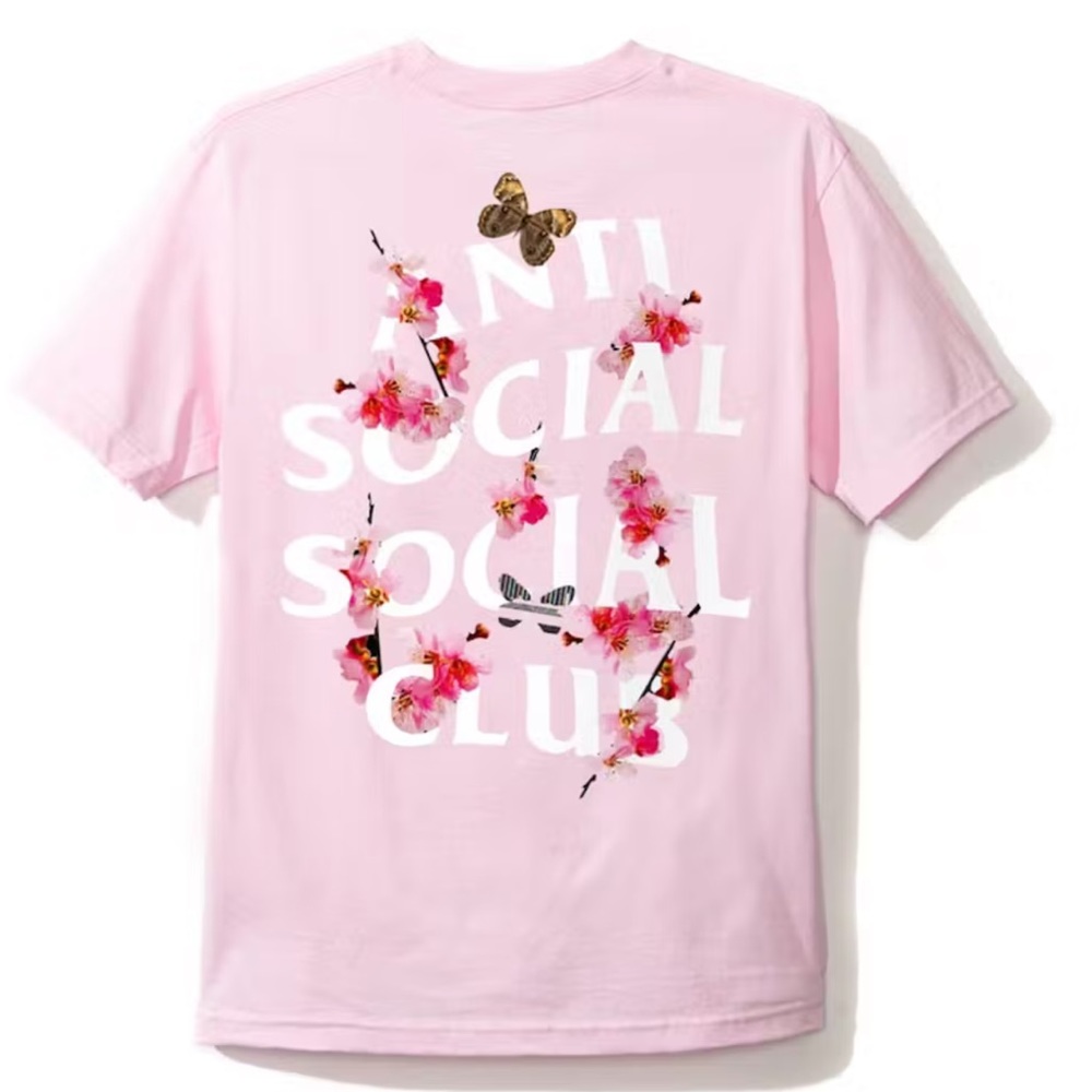 Anti Social Social Club Men Large KKOCH Pink Tee - New